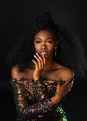 Model Headshot taken at 3319 South 100 street, Milwaukee, Wi. Photographed By Florentina Marie Photography.