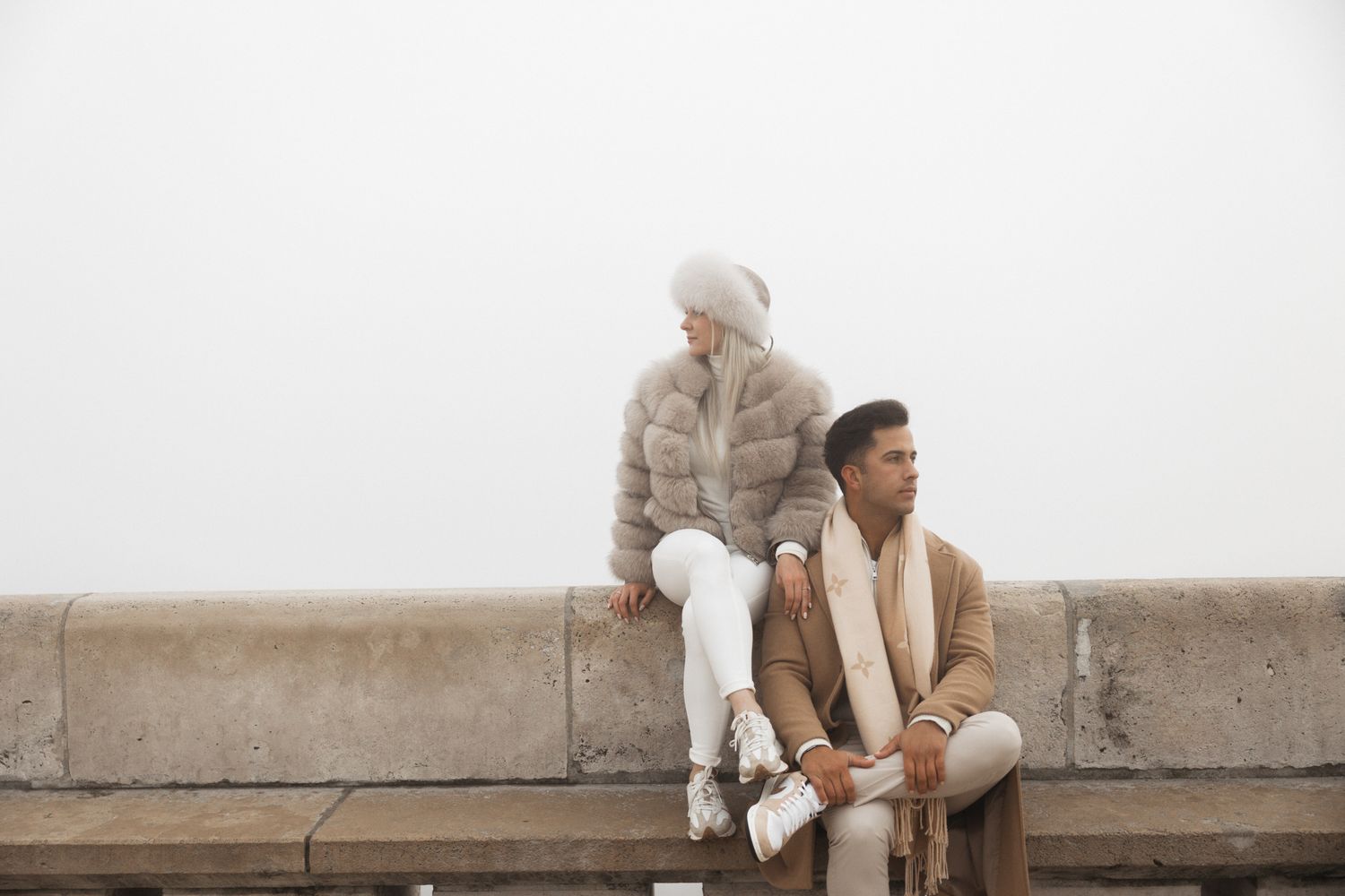 engagement photoshoot at Budapest Fisherman's Bastion with Budapest Photographer