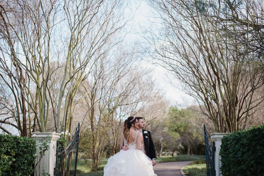 bride and groom looking away. wedding session. wedding day. Progreso Texas. wedding photographer
