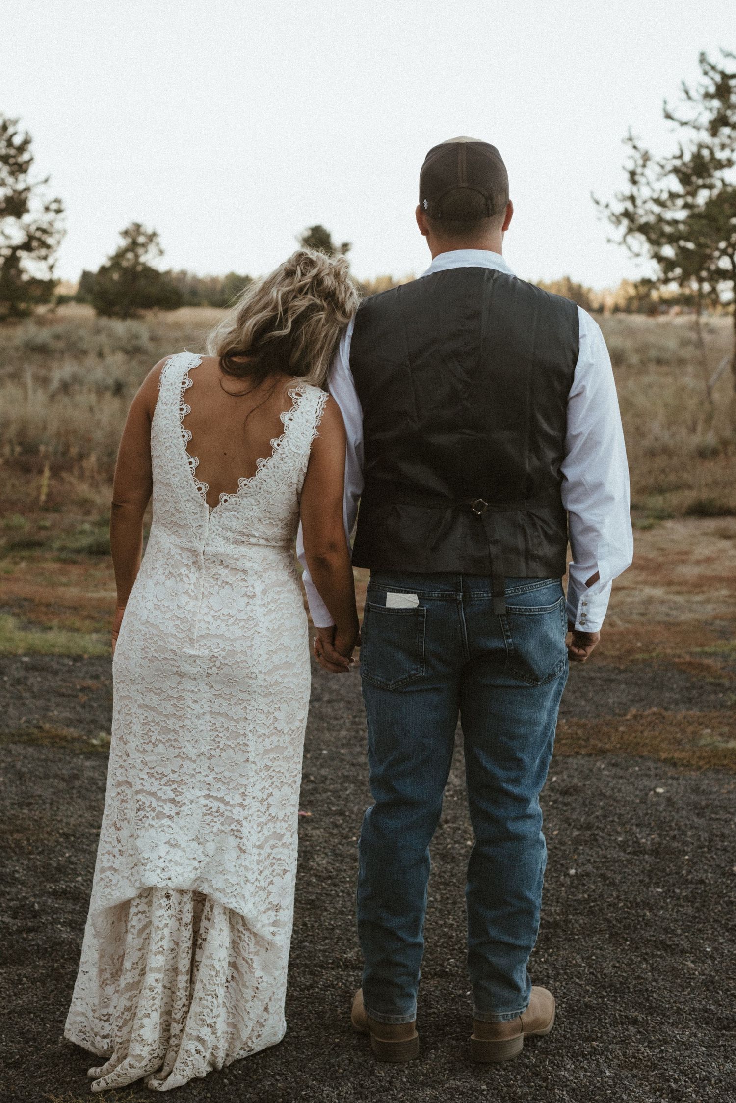 bridal portraits in the country