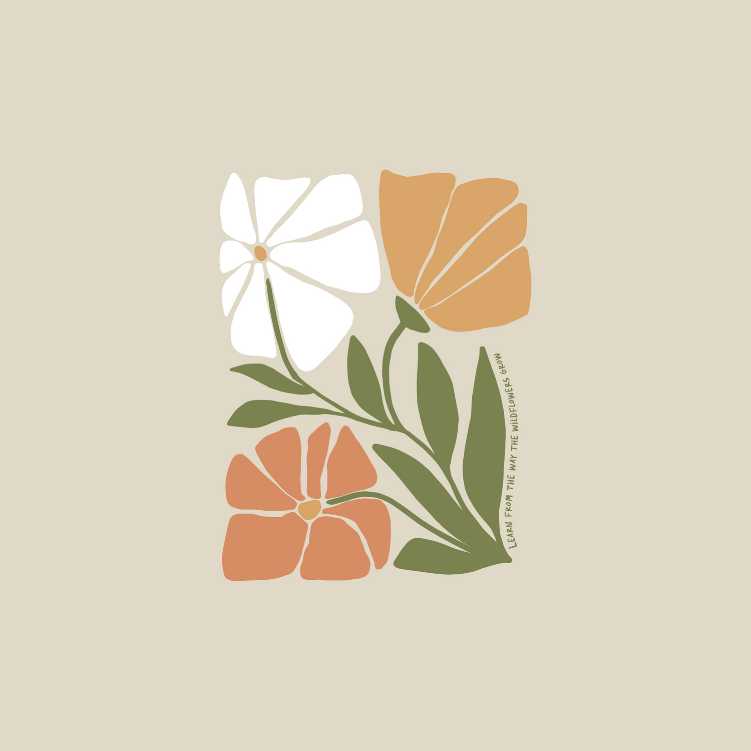 Matthew 6 floral t-shirt design
