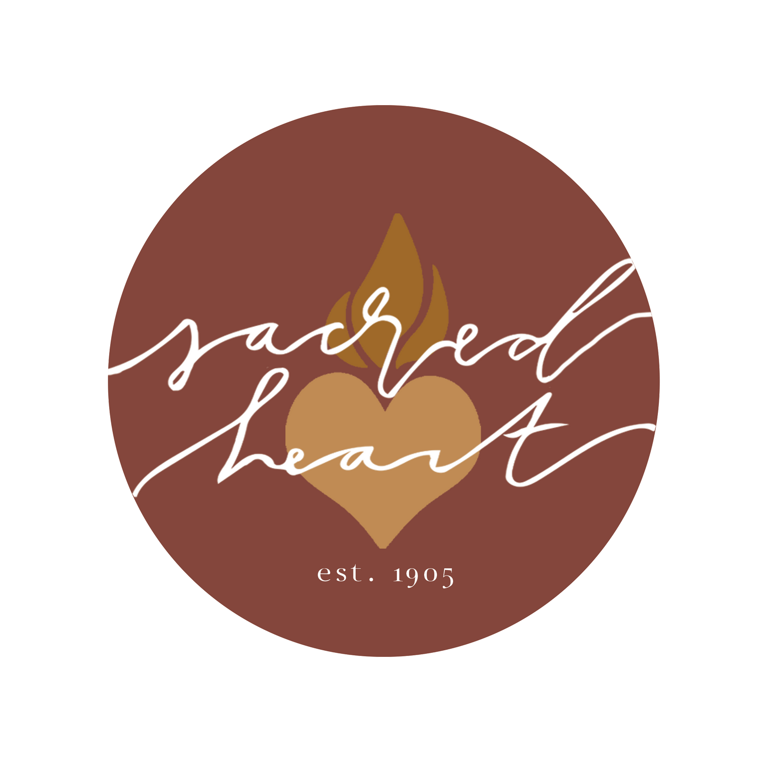 Sacred Heart Cathedral Pensacola sticker design