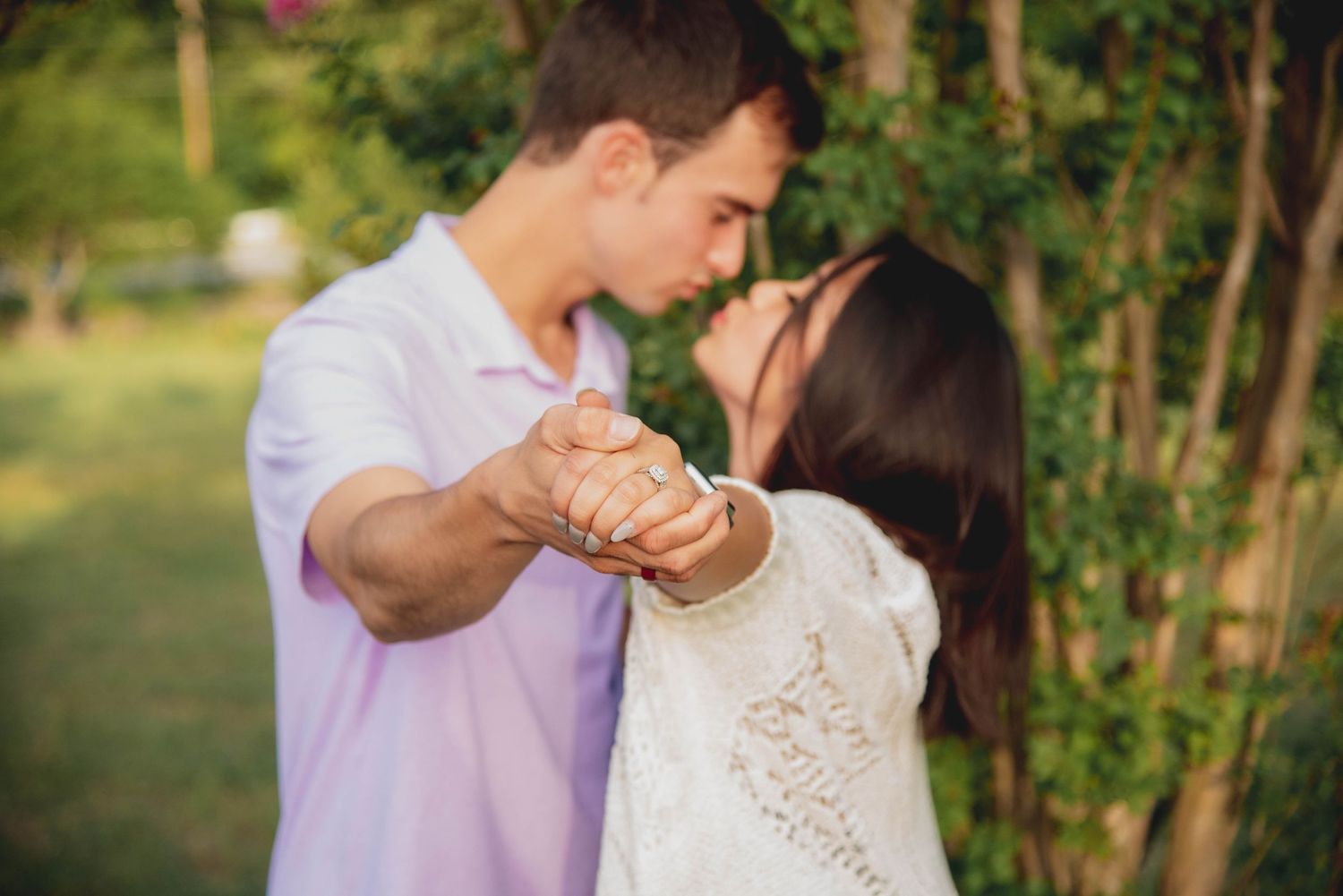Couples Engagement Session at Walnut Creek Metropolitan Park in Austin, Texas