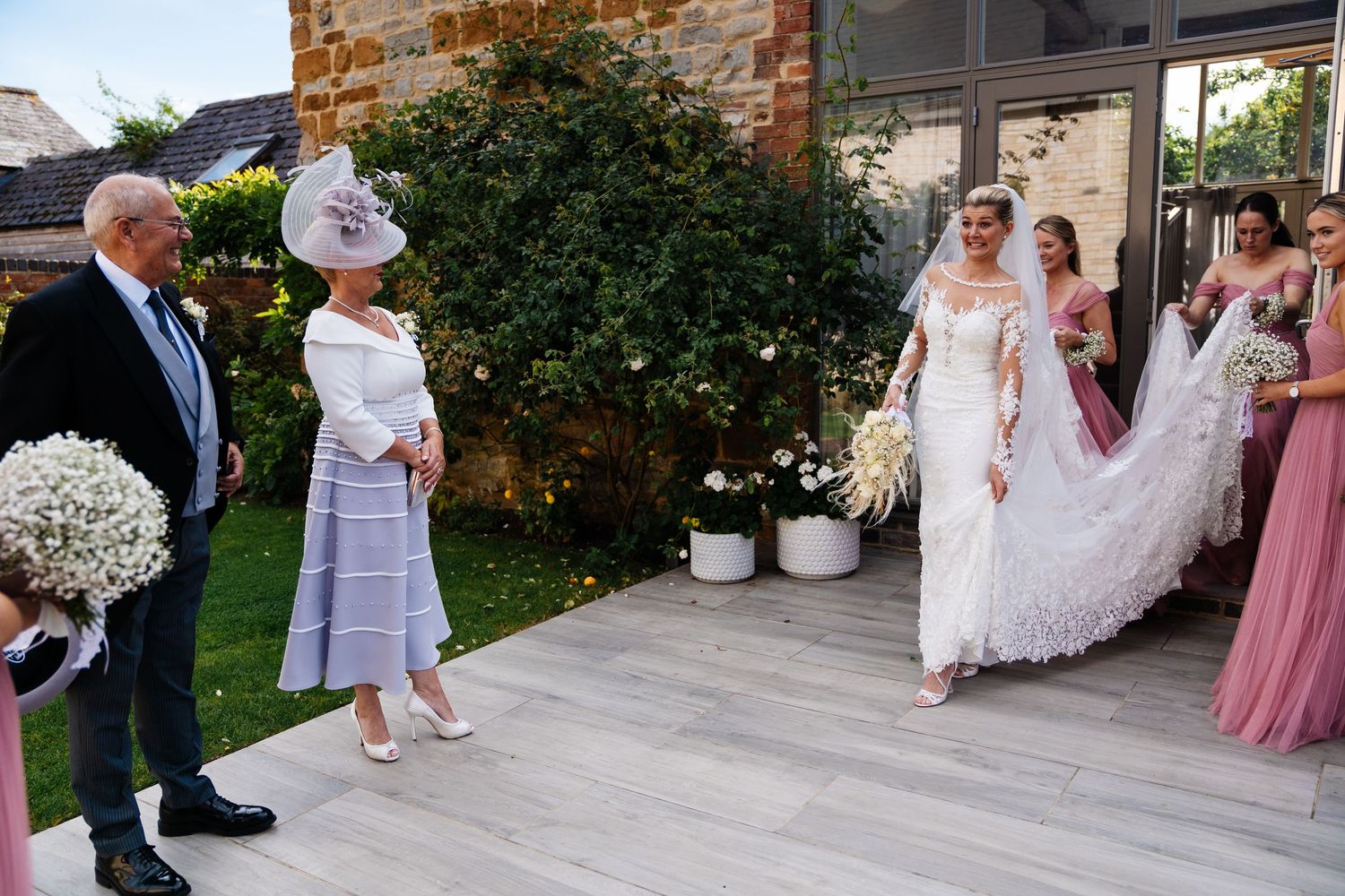 The bride at a Blackwell Grange wedding