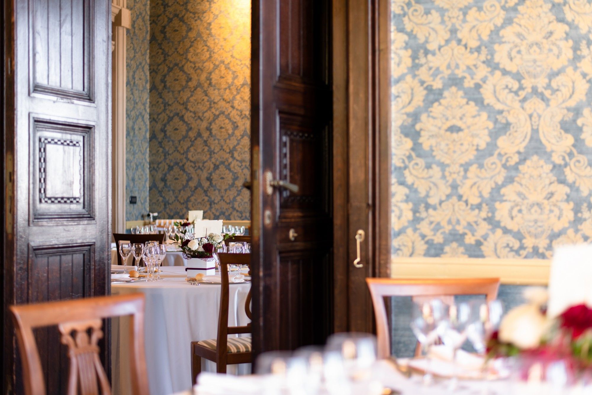 il salone di villa chiossone a genova in corso italia