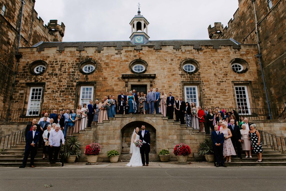 Lumley Castle wedding in Durham
