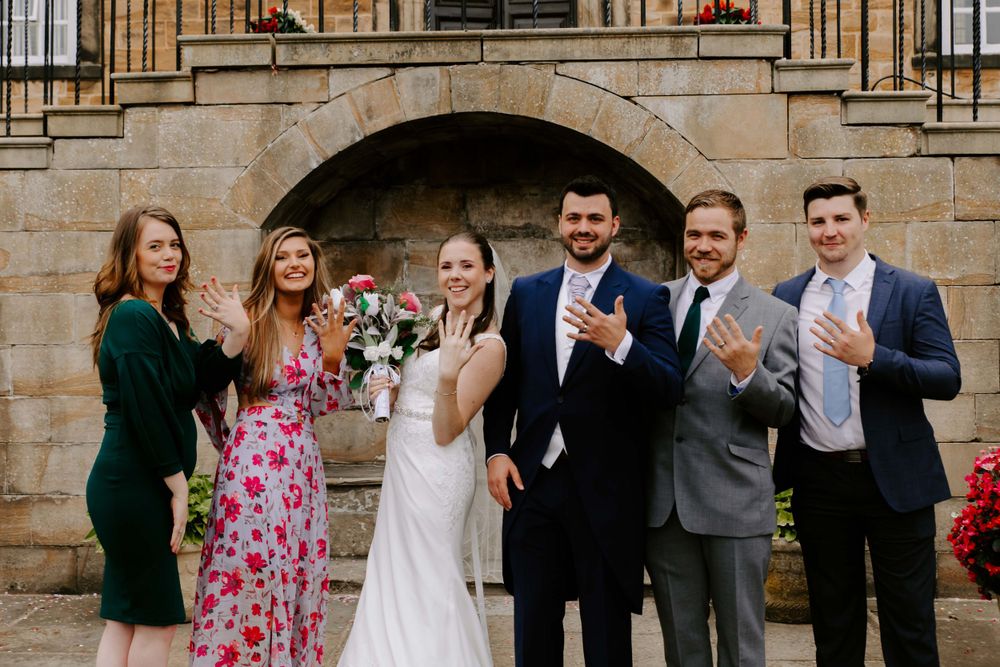 Lumley Castle wedding in Durham