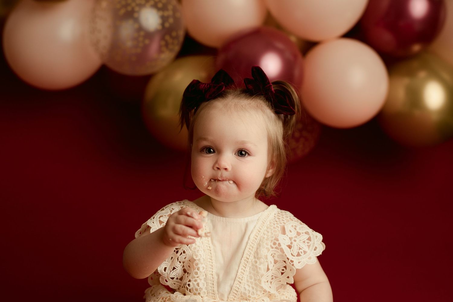 Wichita cake smash photographer, Wichita baby photographer, baby portraits near me