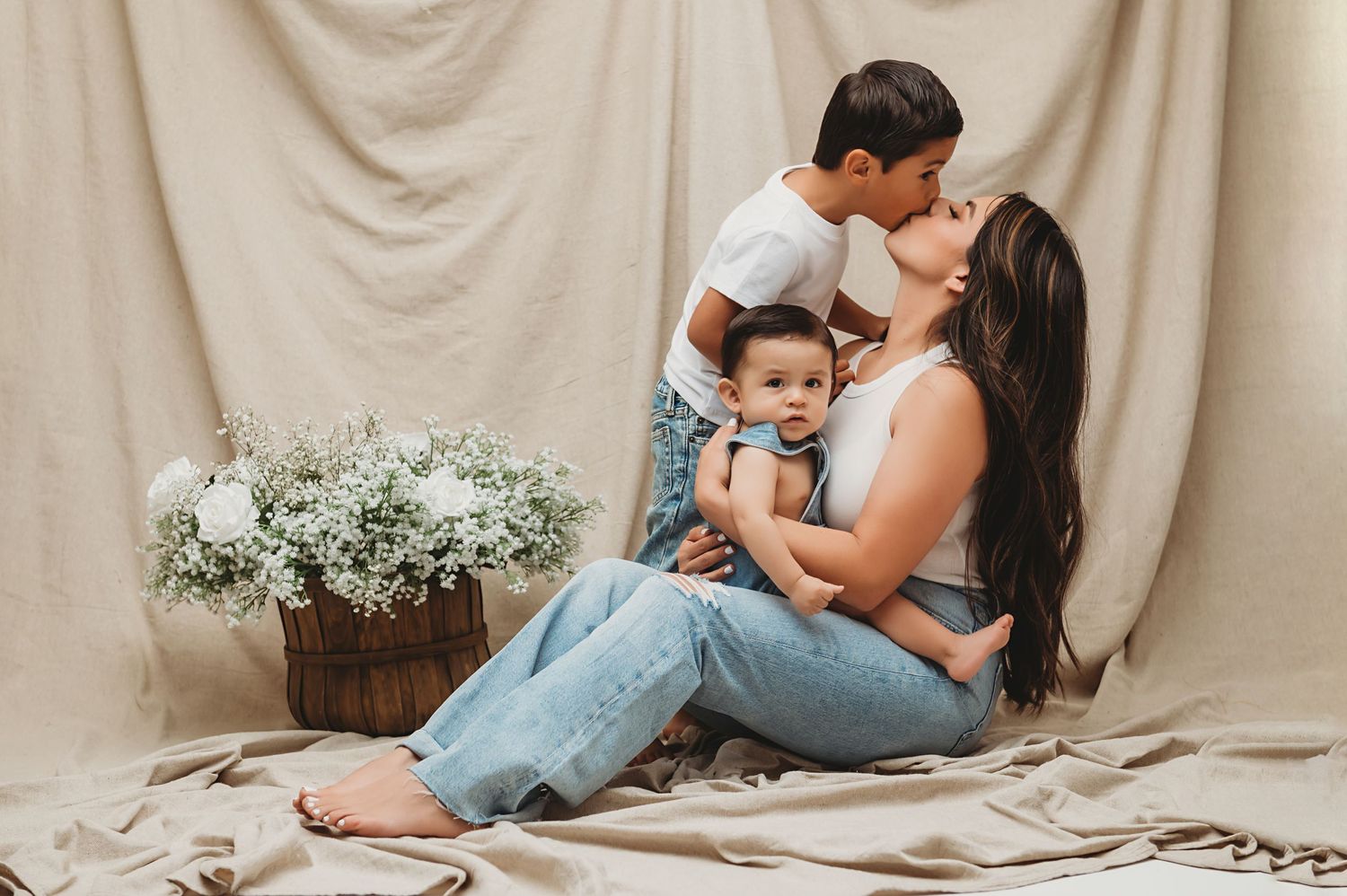 Motherhood Photos in Salinas Portrait Studio