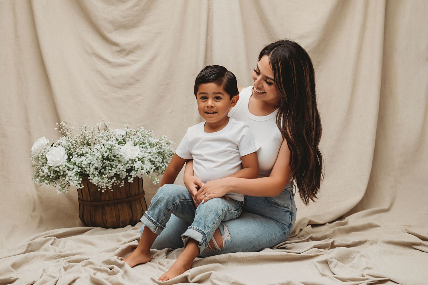 Motherhood Photos in Salinas Portrait Studio