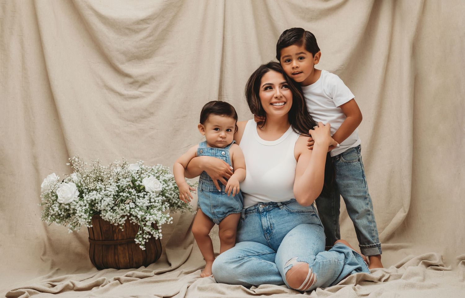 Motherhood Photos in Salinas Portrait Studio