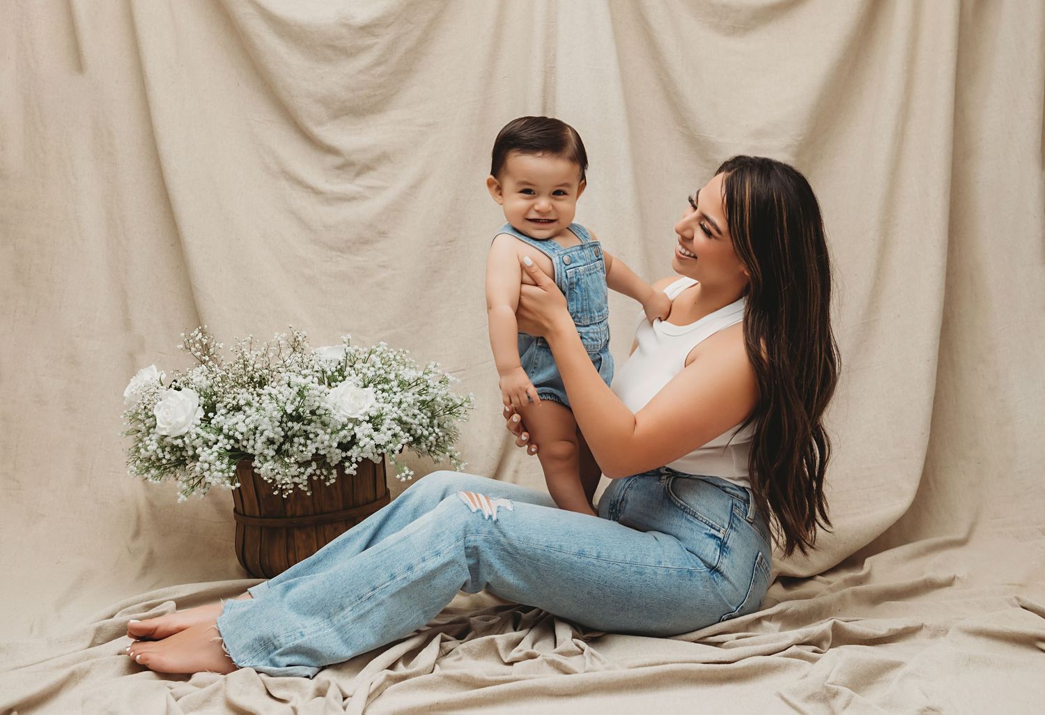 Motherhood Photos in Salinas Portrait Studio