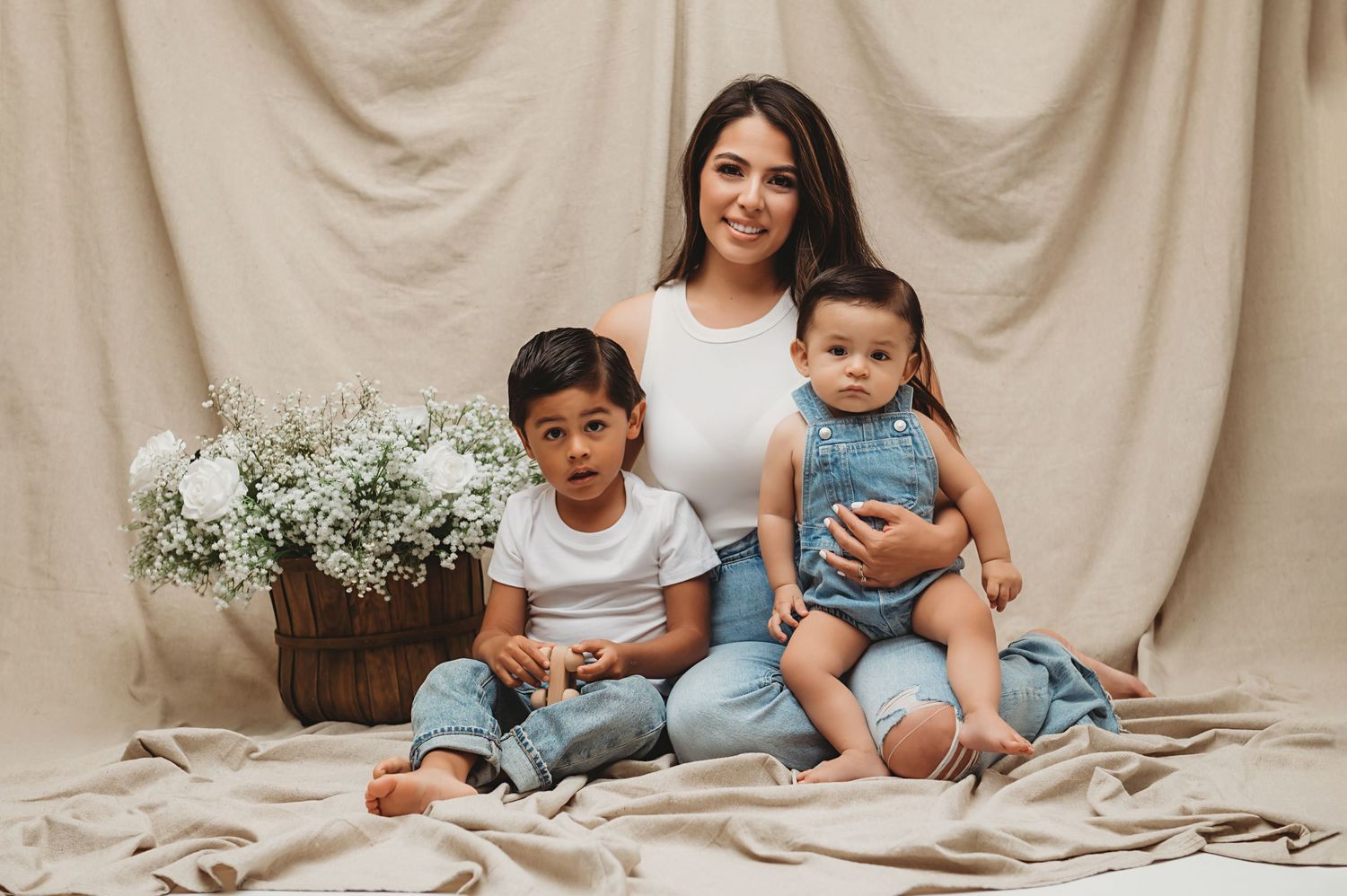Motherhood Photos in Salinas Portrait Studio