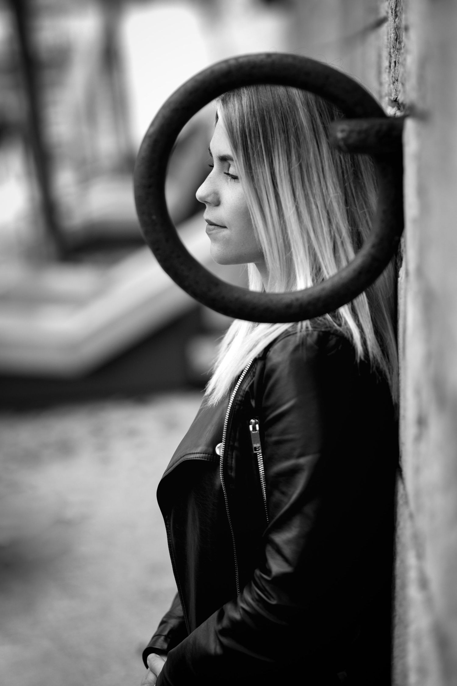 photographie  portrait femme lifestyle noir et blanc lyon