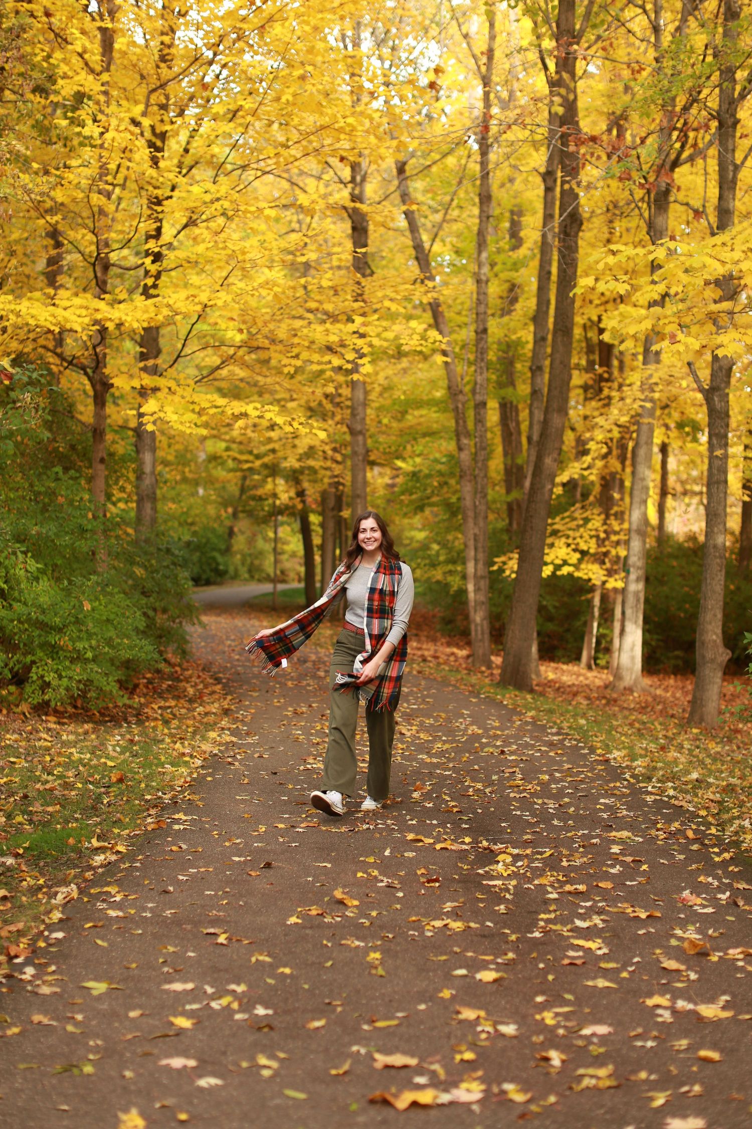Fall Senior Pictures, Flushing High School