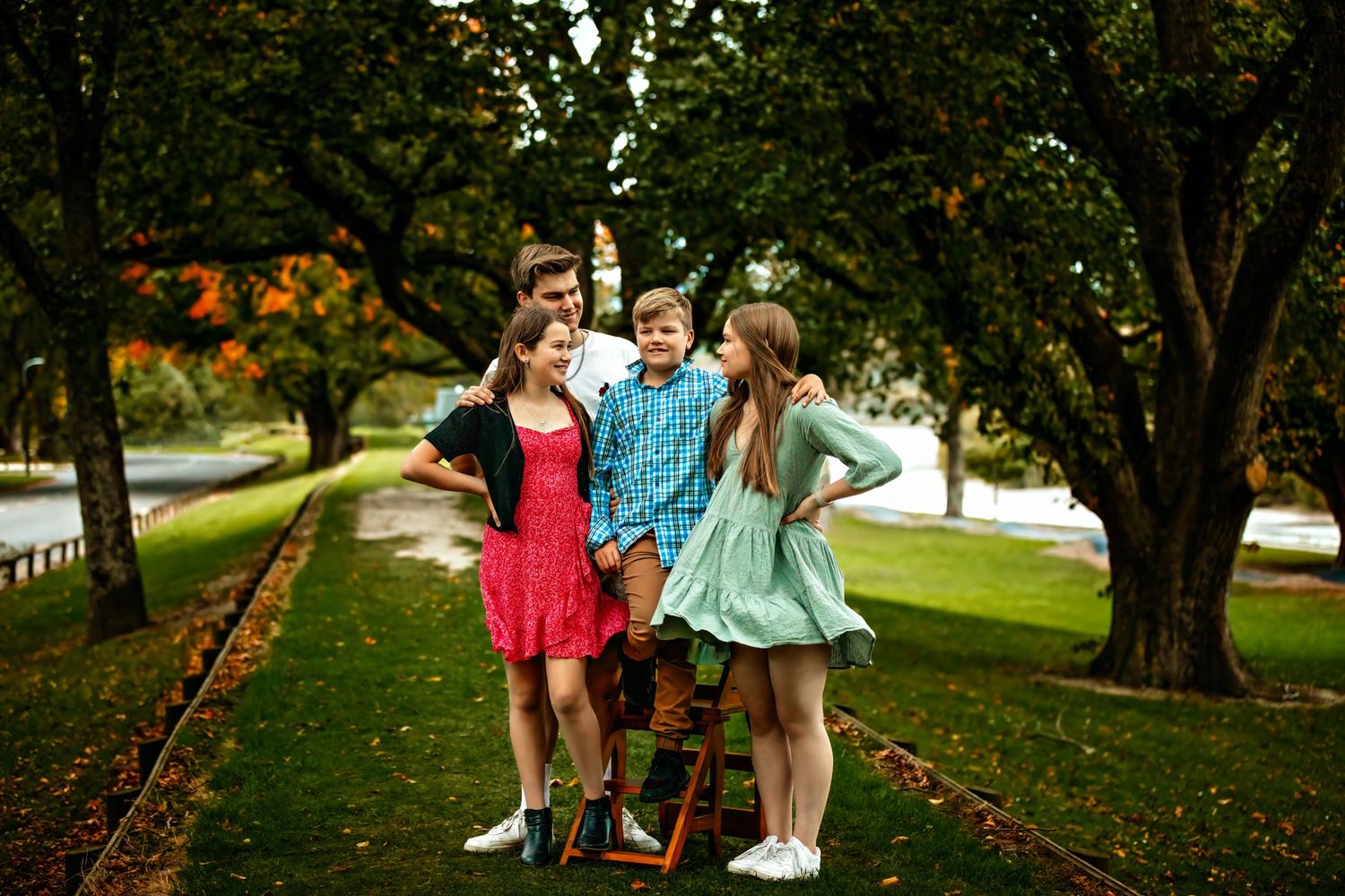 Palmerston North Newborn Baby Family Photographer. Teen Family Manawatu River
