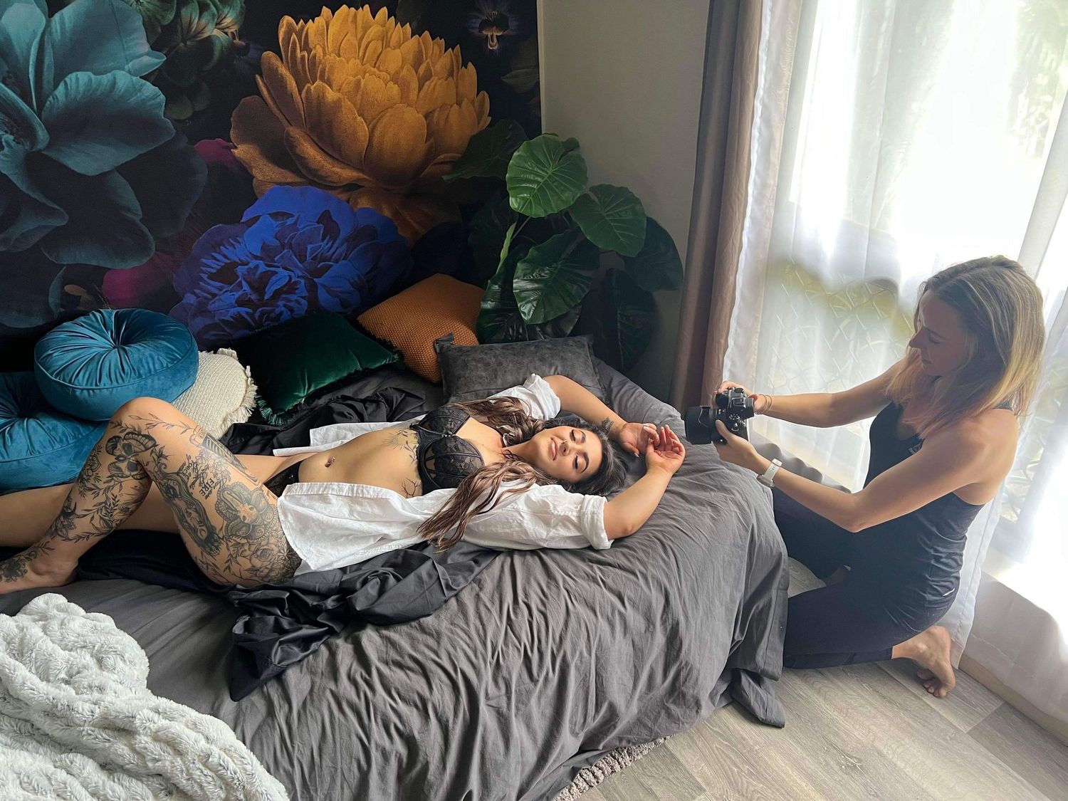behind the scenes