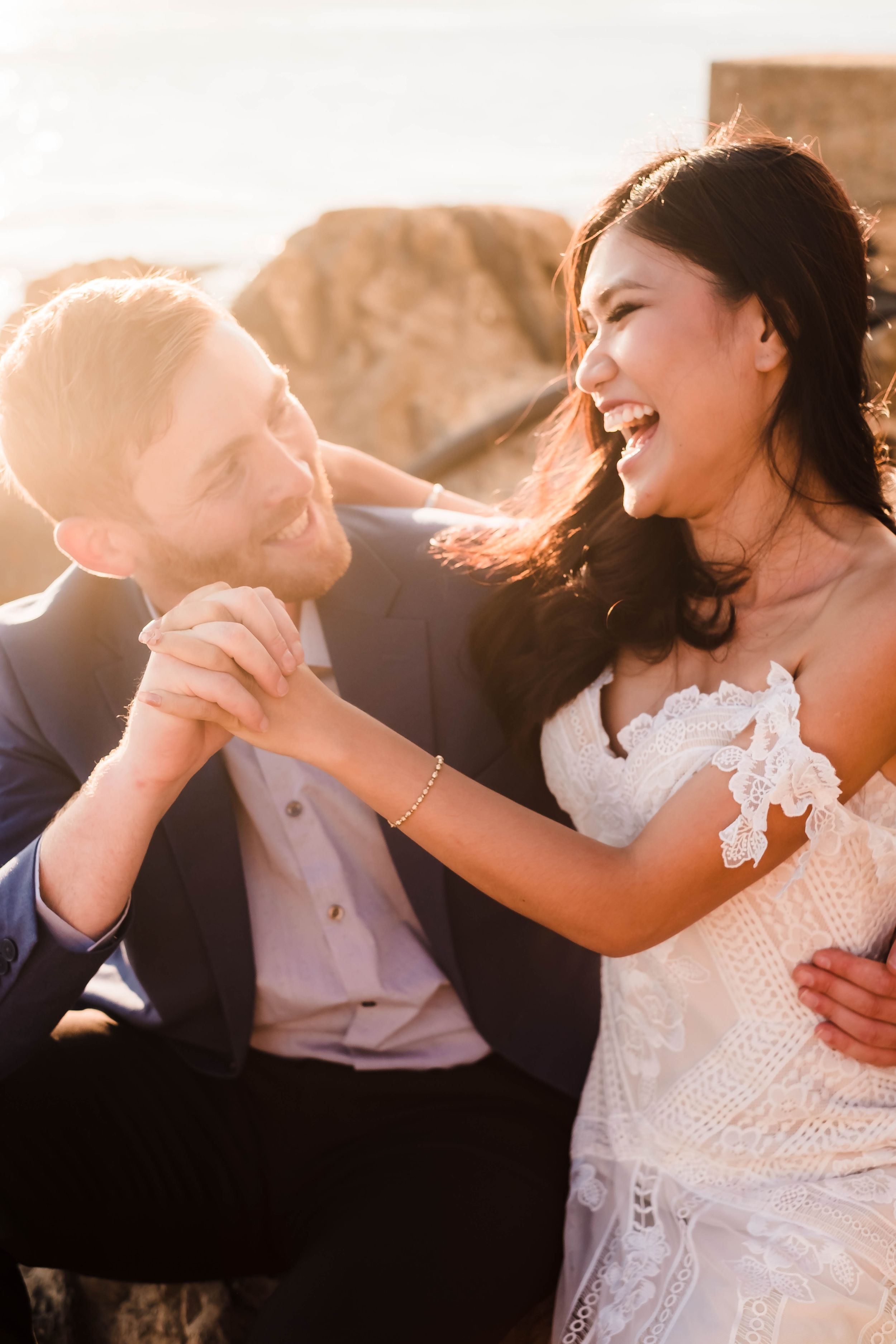 Lighthouse wedding elopement on San Juan islands in Washington State