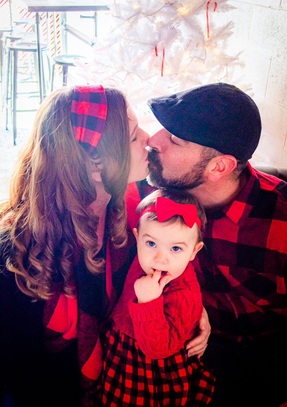 Family - Couple - Baby - Holiday - Christmas