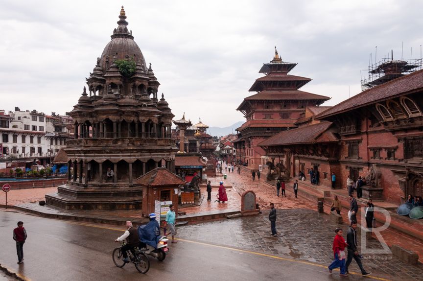 Earthquake damage Patan Durbar Square Leah Ramuglia Photography