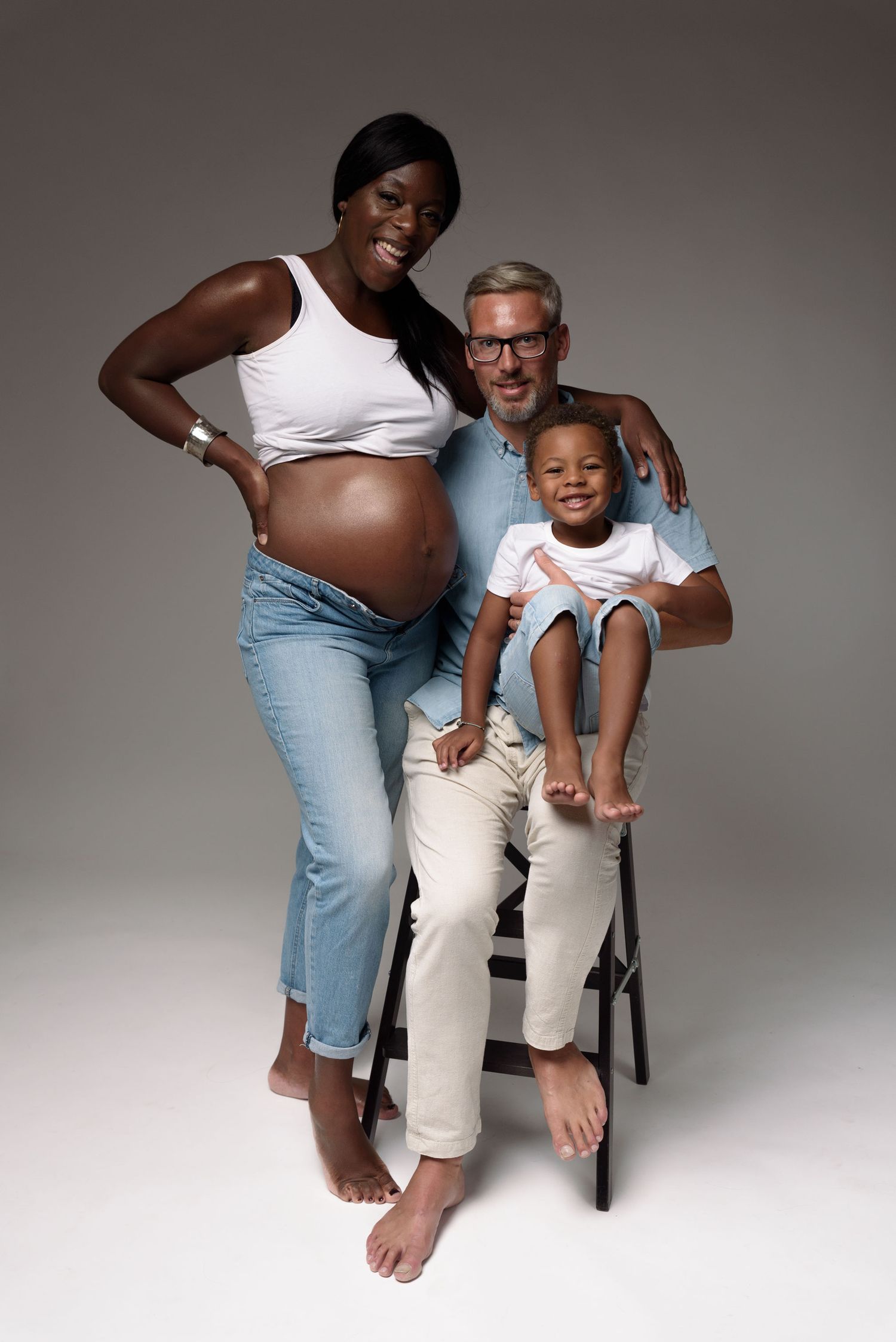 photo de grossesse famille