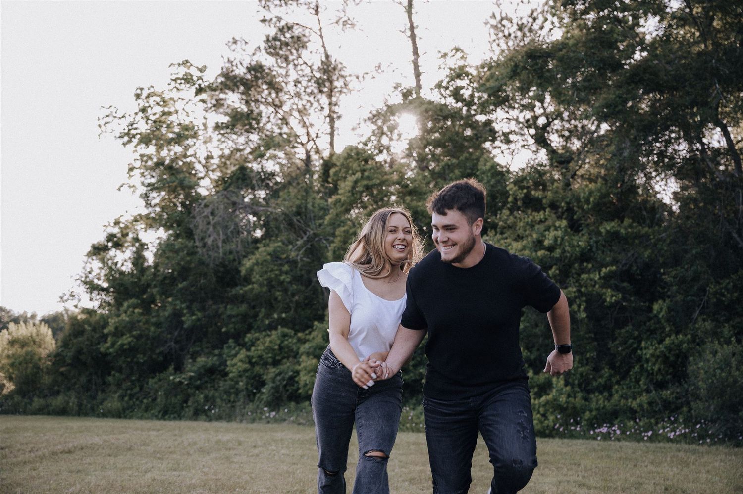 engagement photography session in The Woodlands, Tx