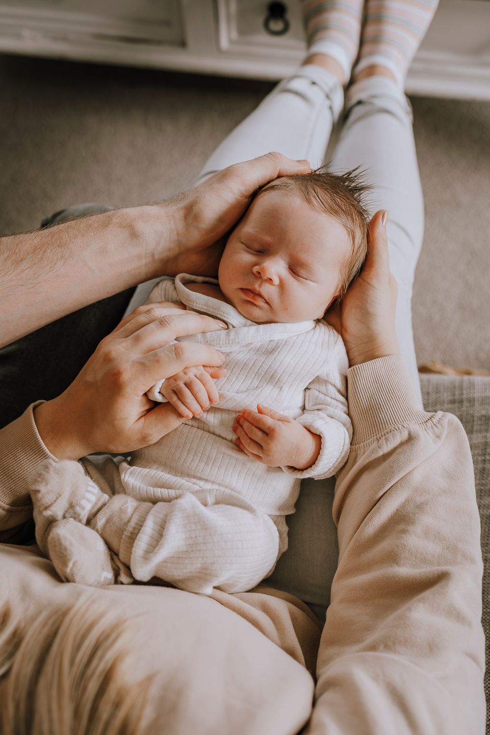 Lifestyle newborn photography Christchurch