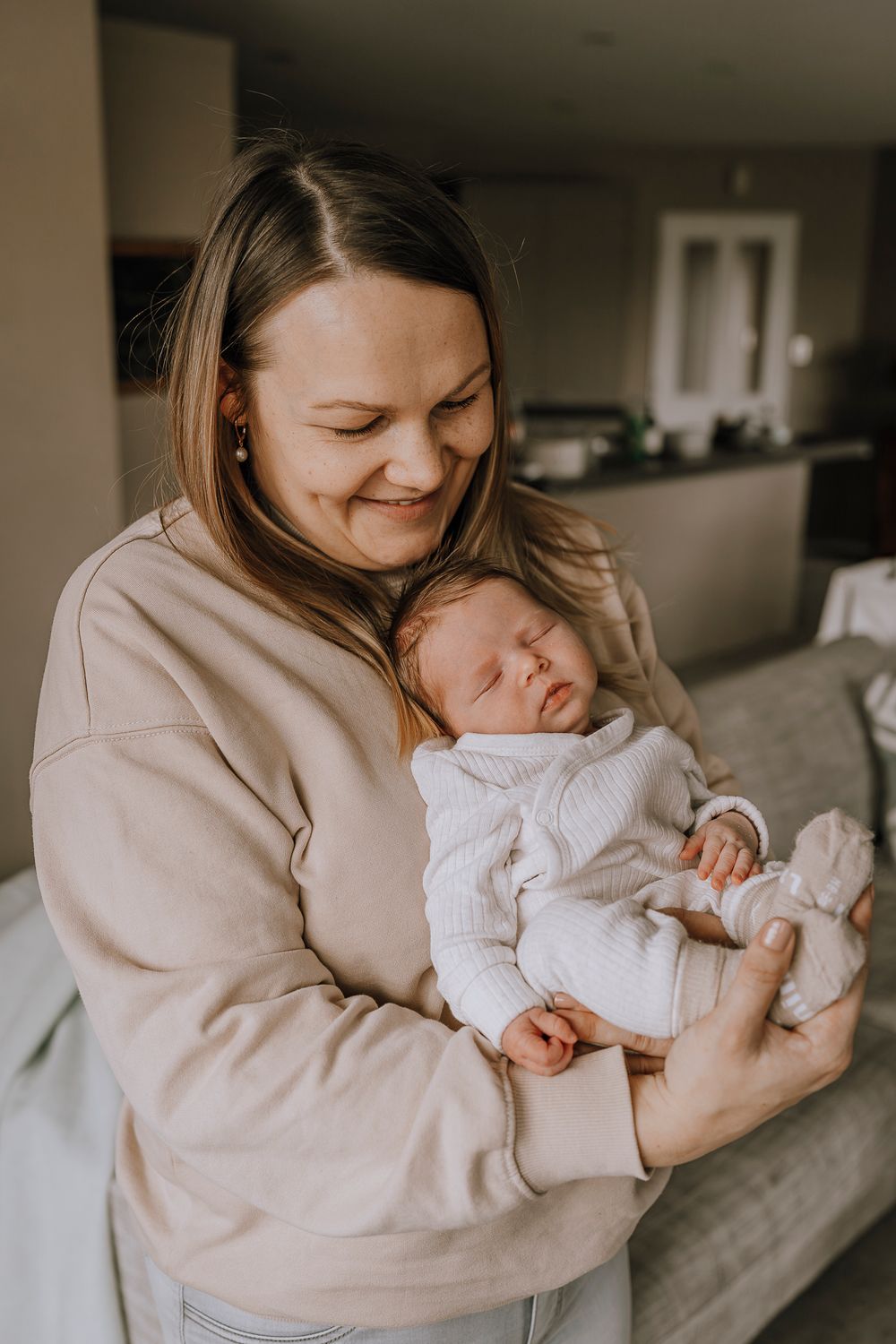 Lifestyle newborn photography Christchurch