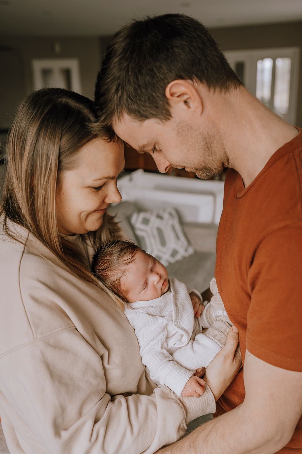 Lifestyle newborn photography Christchurch