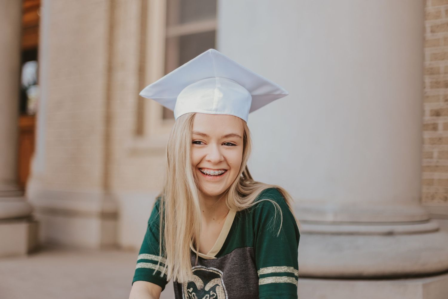 College graduation photo.