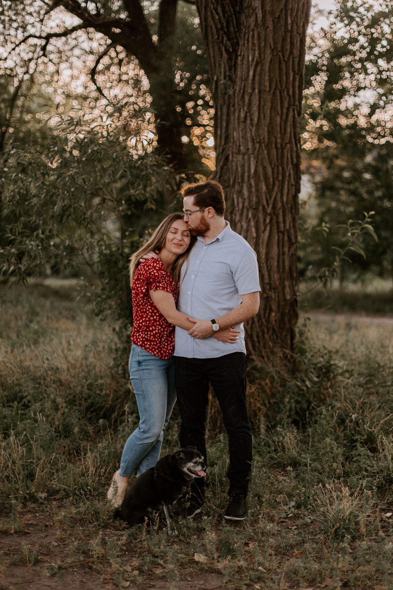toronto engagement session photography cherry beach candid with dog