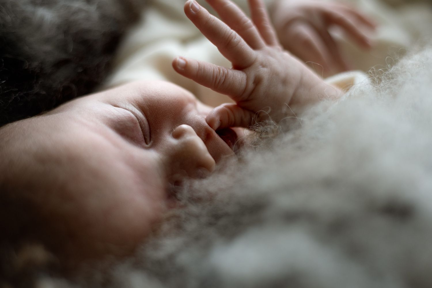 Close-up series of tender skin-to-skin contact moments showing gentle touch and connection.
