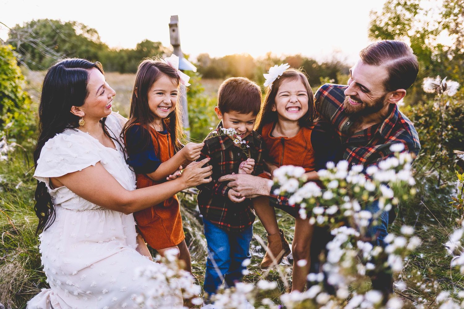 Family pictures down in Pewaukee wisconsin for adorable family