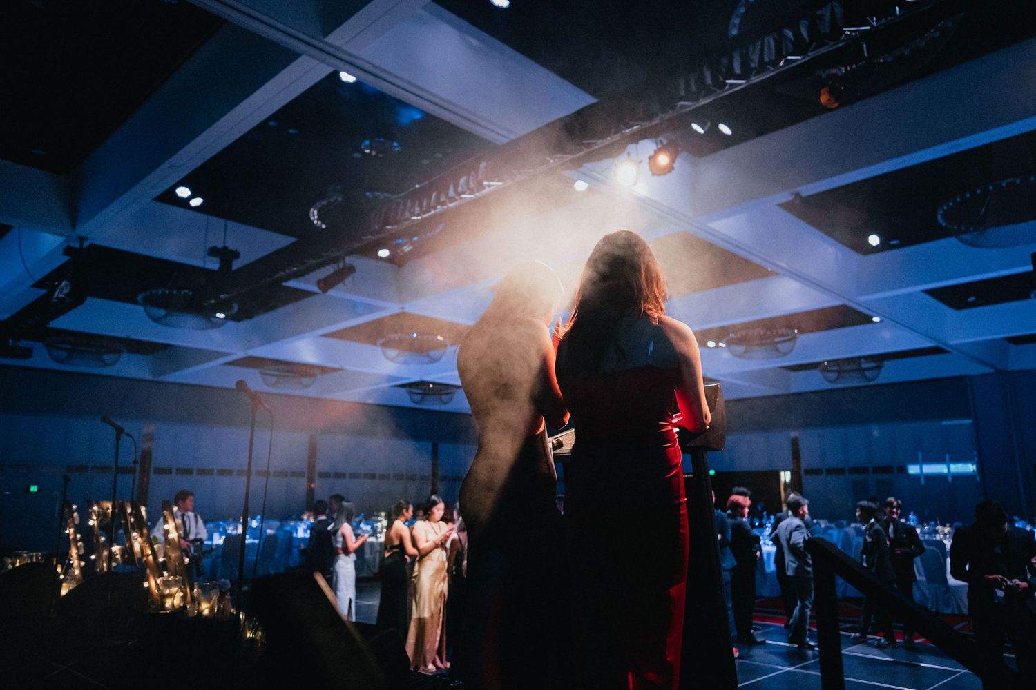 two girls ballroom shoot ball event photographer elegant