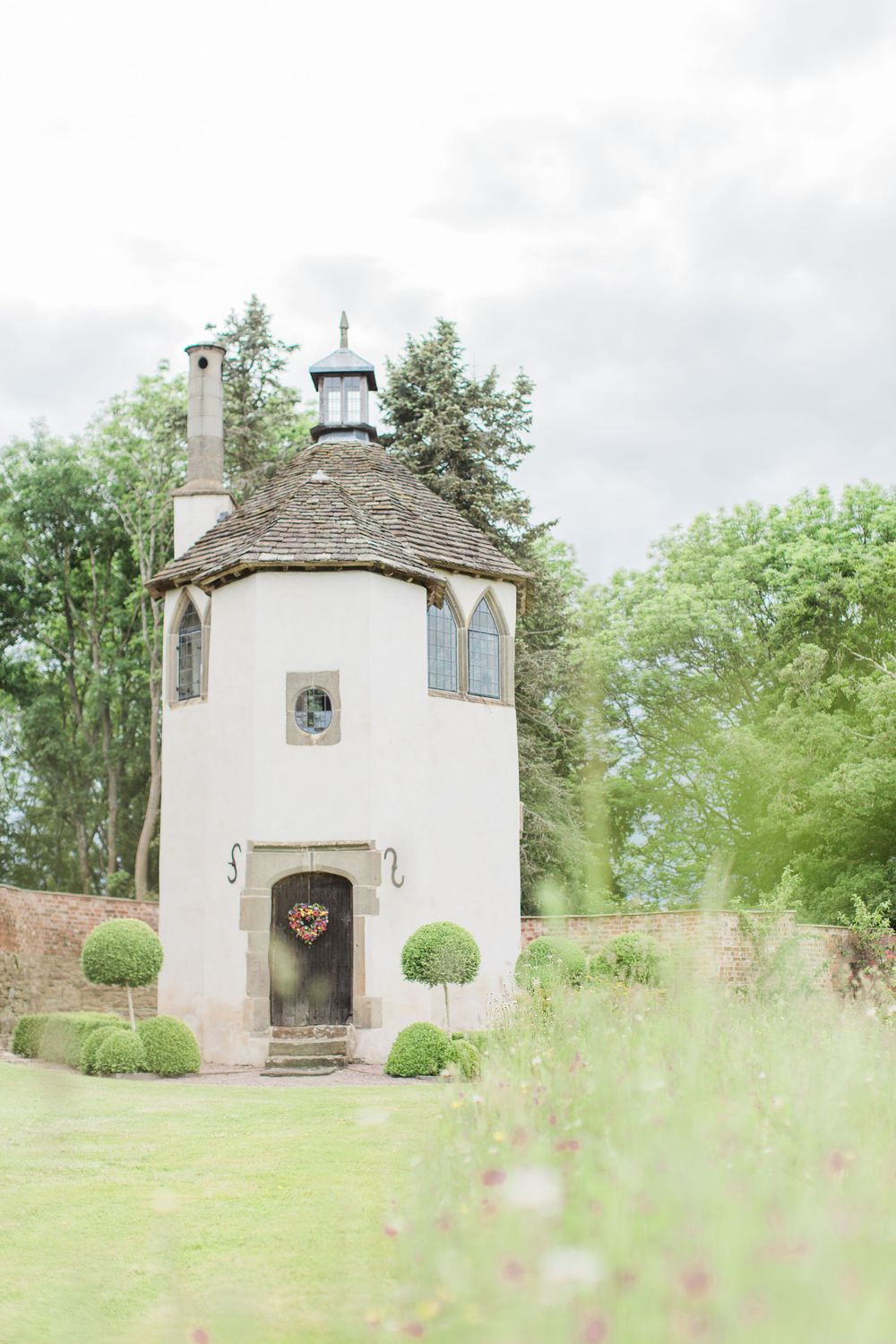 Hayley Elizabeth Photography Homme House Wedding Photographer West Midlands Micro wedding wildflower garden view