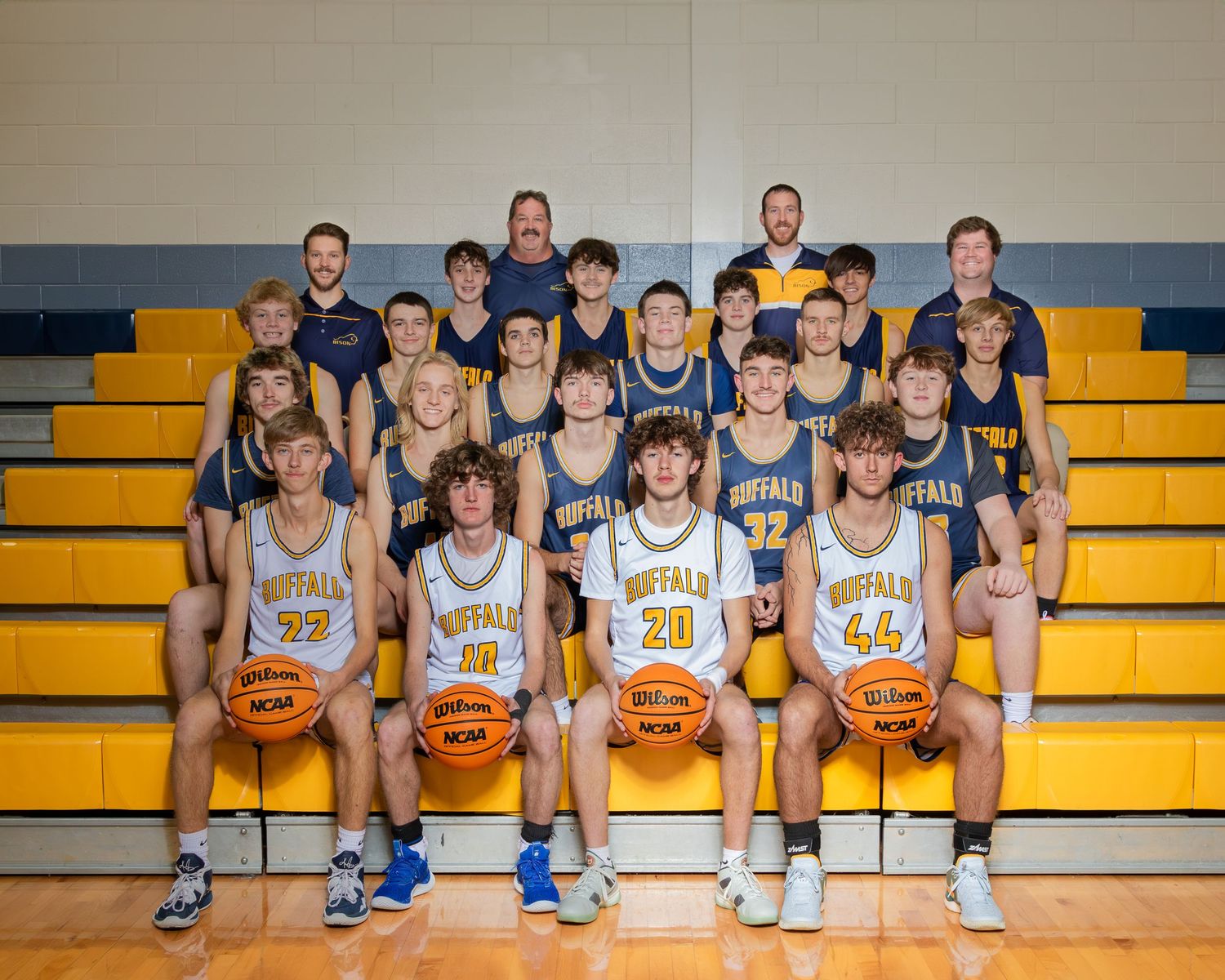 Buffalo High School Basketball Team Photo Session