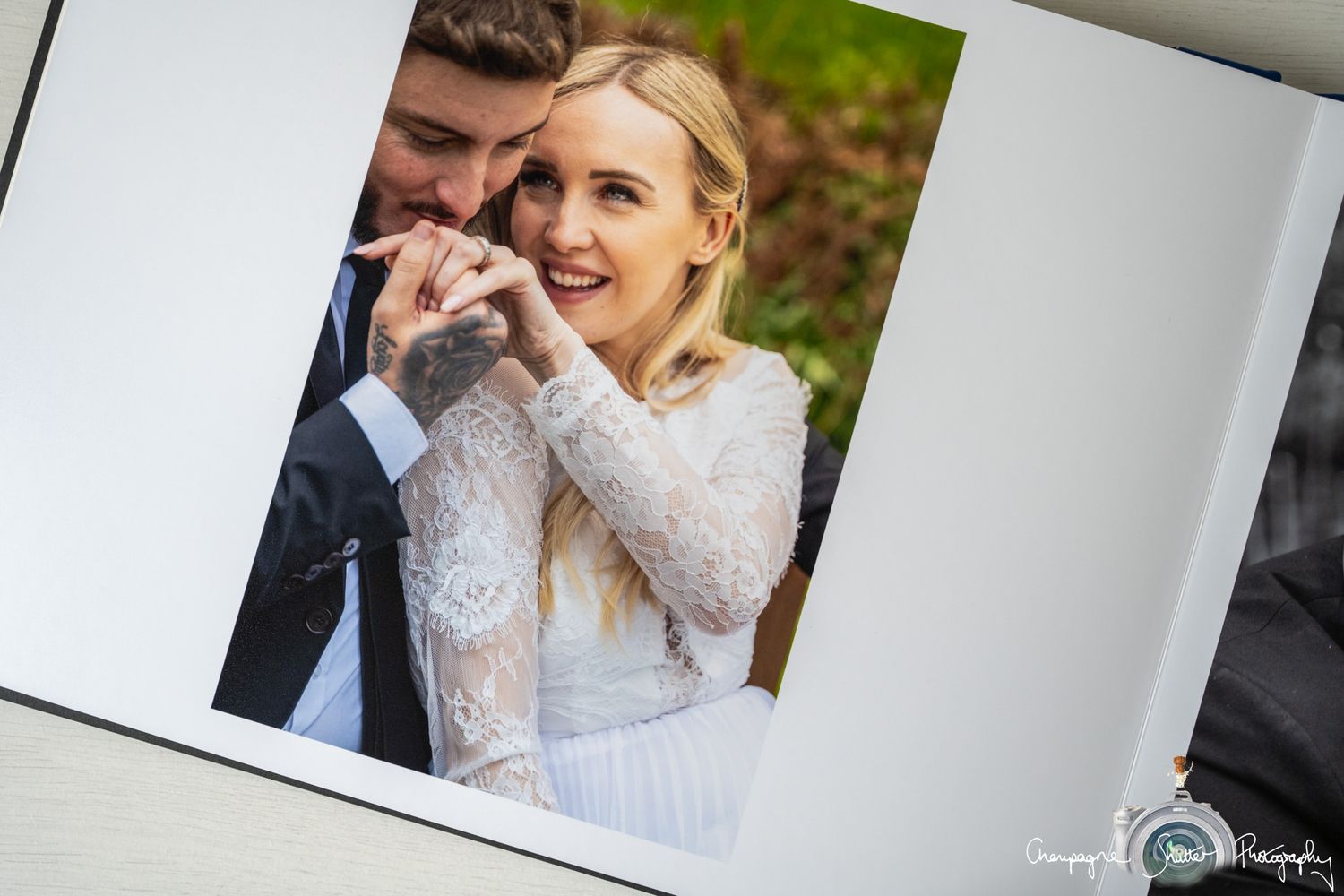 Wedding album in Yorkshire.