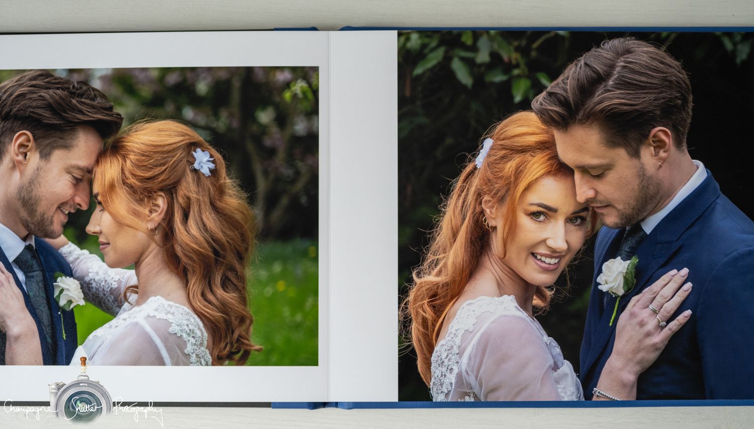 Wedding album in Yorkshire.