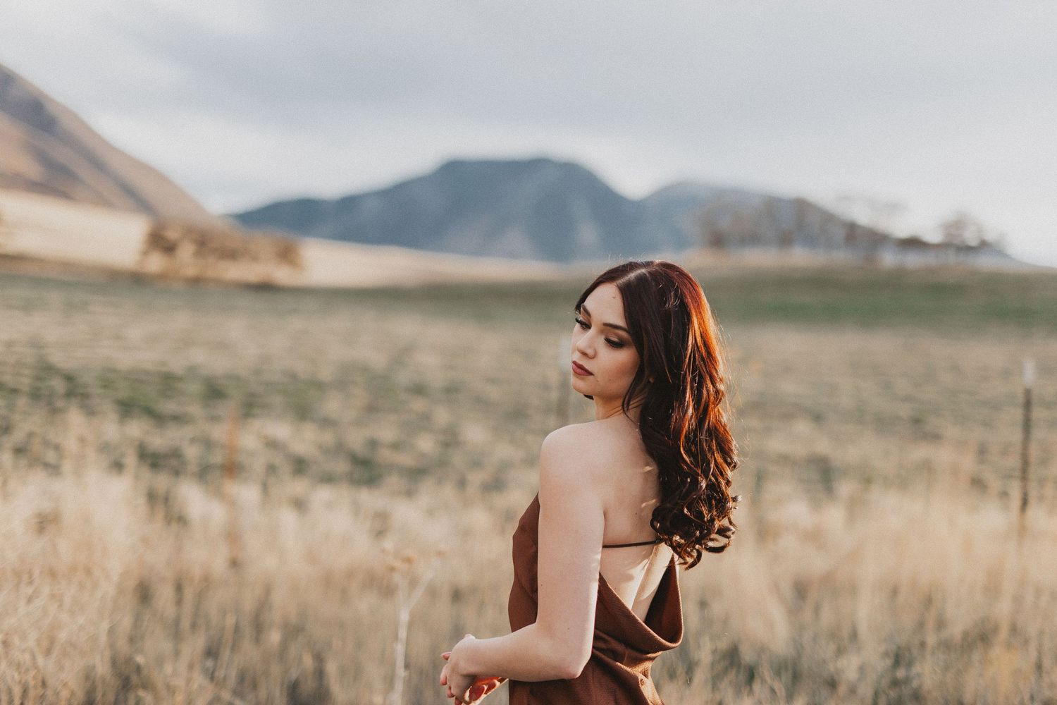 Natural Light Self-Love Female Empowerment Session in Utah County, Mapleton Walking Path