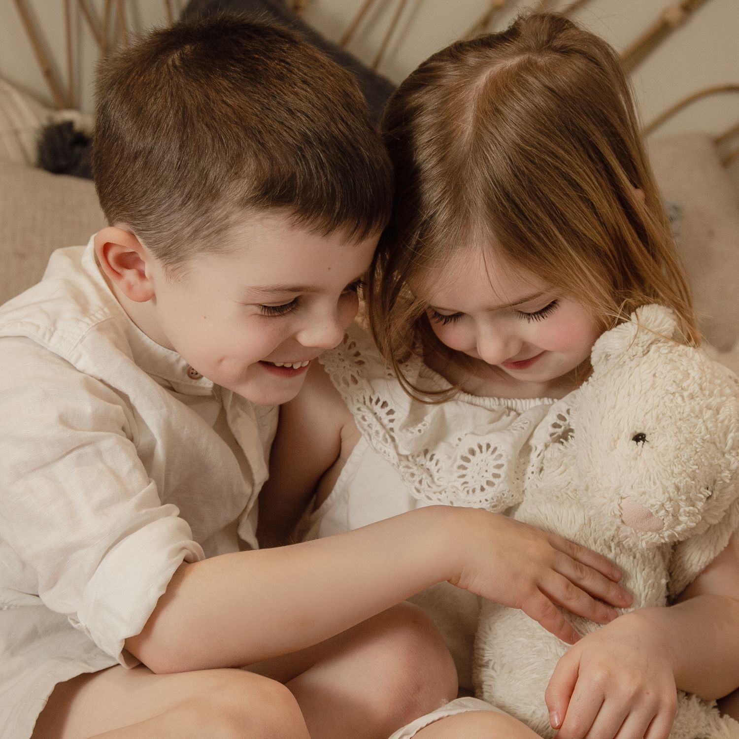 Family photoshoot with brother and sister.