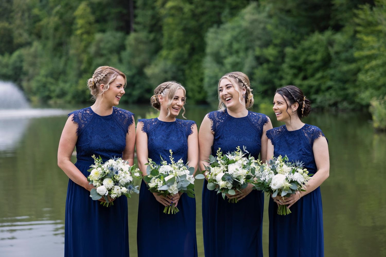 bridesmaids enjoying themselves at Canada Lodge