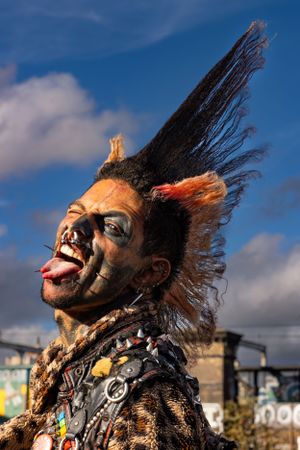 London portraiture photoshoot with ZombiePunk by Kush Rattan Photography
