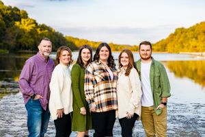 Family session at Lake Atlanta in Rogers, Arkansas