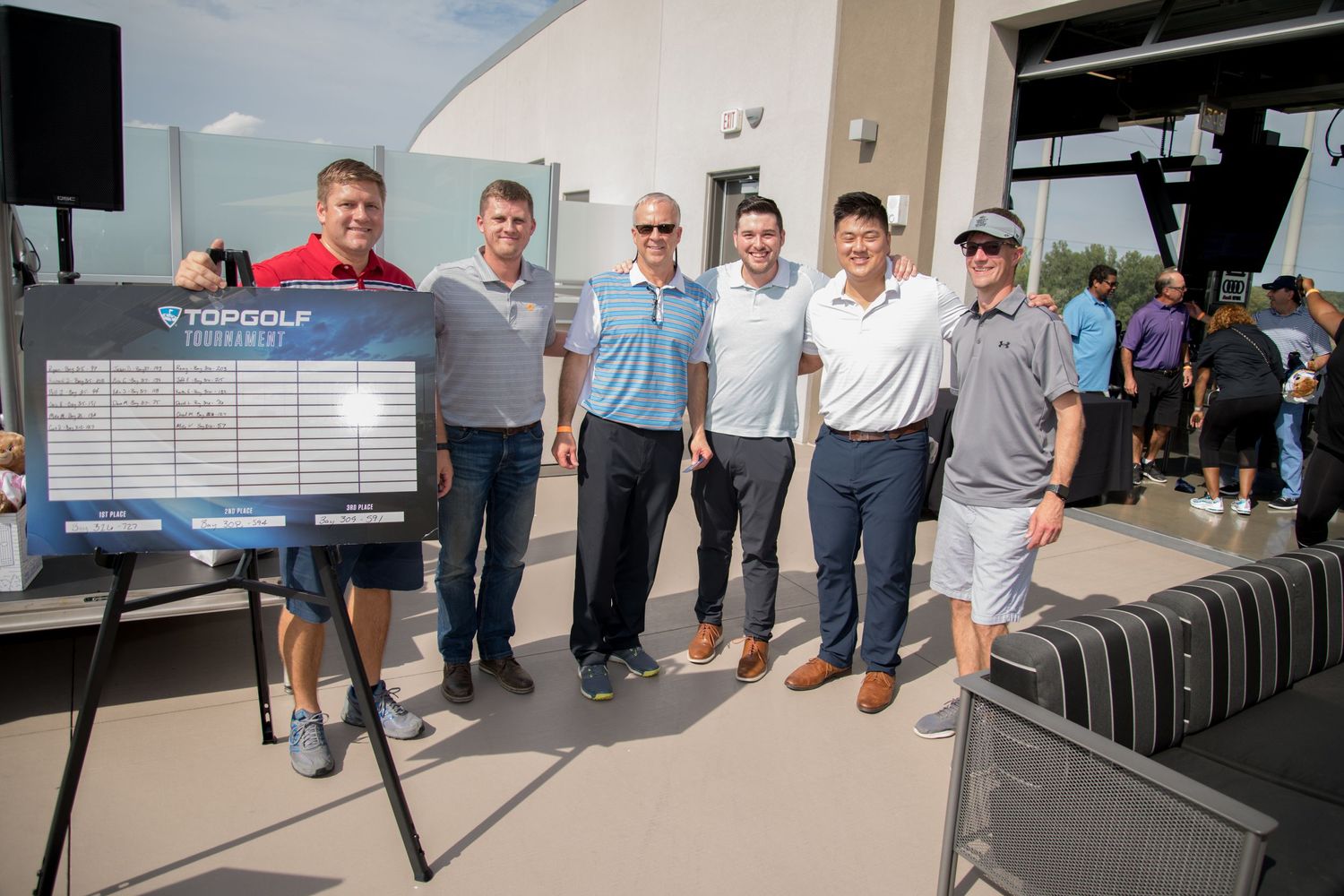 Winners of the Kwame Foundation Golf Tournament
