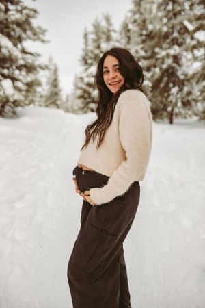 Maternity photo by Kristy Baker Photography, a local Steamboat Springs, Colorado photographer.