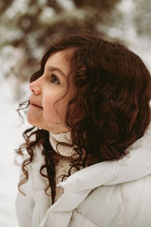 Photo of a girl in the winter by Kristy Baker Photography, a local Steamboat Springs, Colorado photographer.