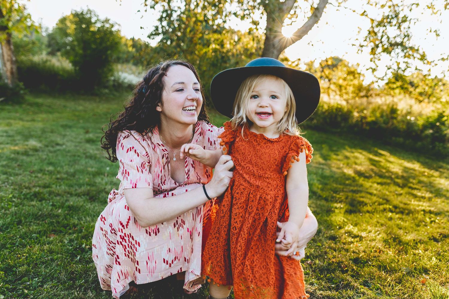 cute styled family photoshoot mom and daughter photos hartland, WI