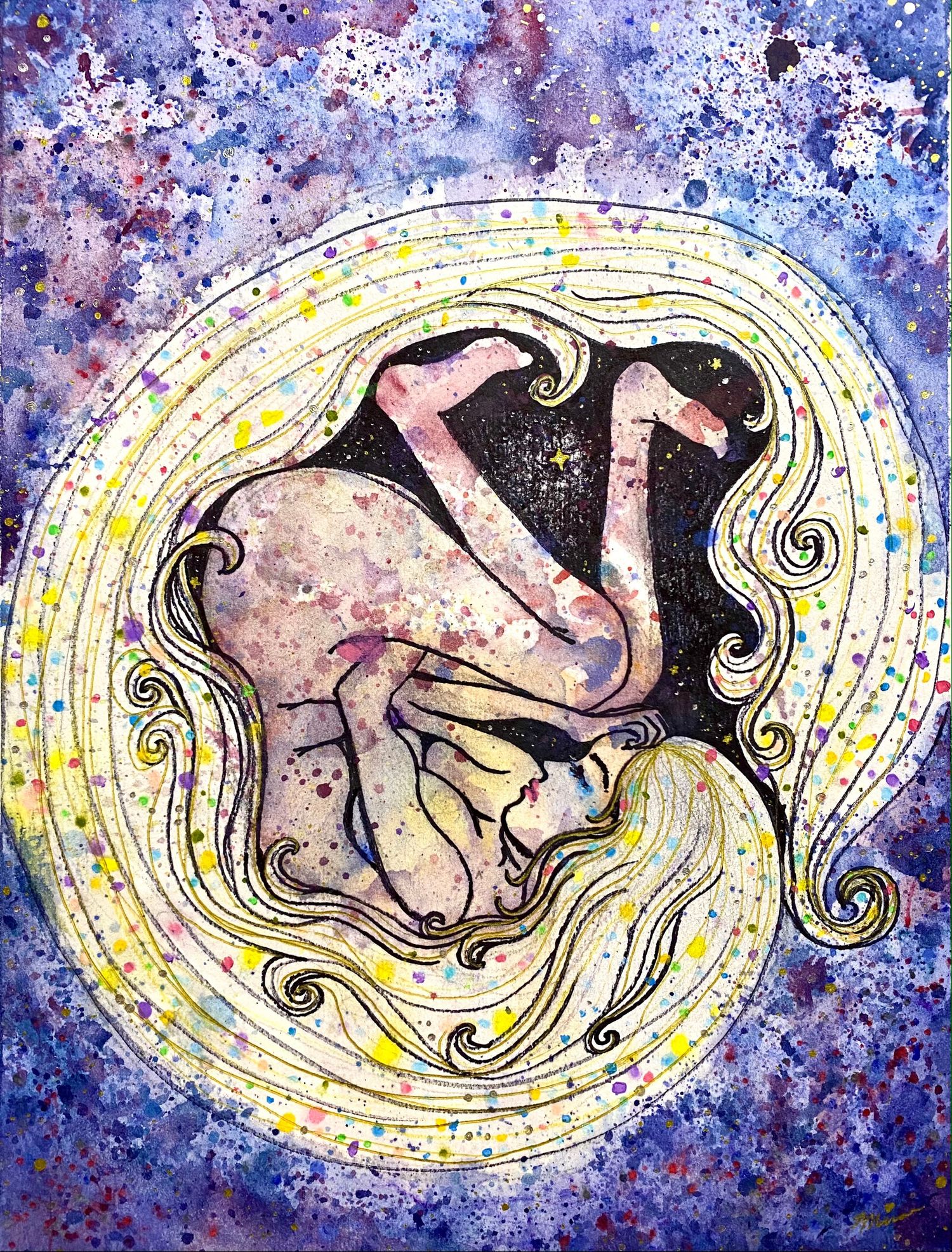 The Abandoned & the Abandoning. (Self Healing with Art) By Mina Teng 2021.