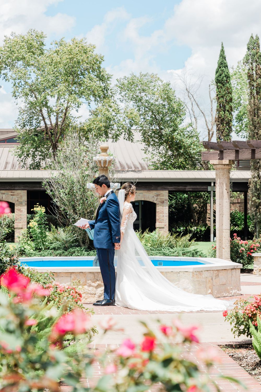 bridal photography, wedding photography, outdoor wedding, wedding floral, first look, first touch