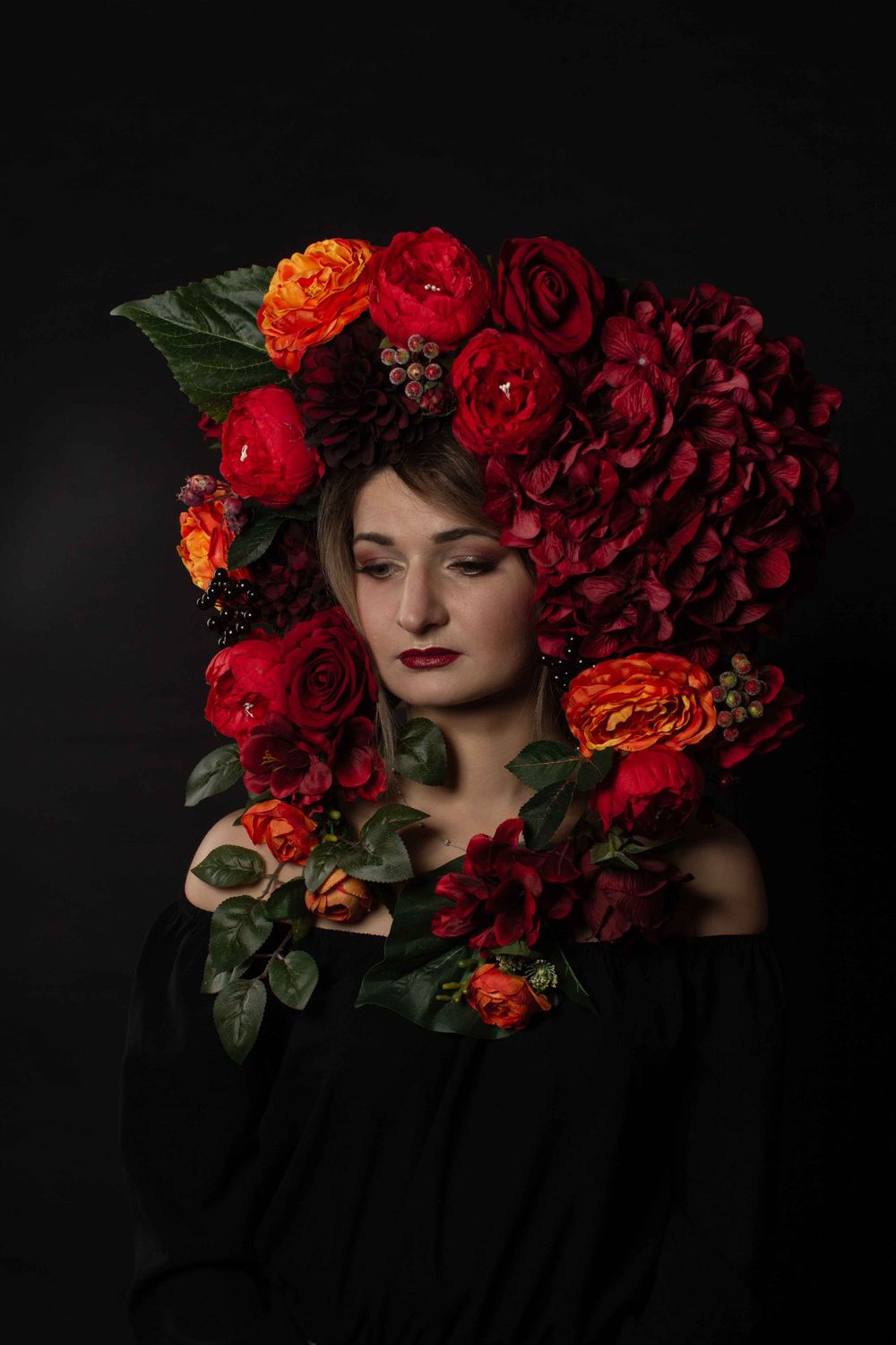 Фотосесія з квітами Львів